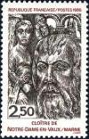 timbre N° 2404, Cloitre de Notre-Dame-en-Vaux à Châlon sur Marne