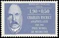 timbre N° 2454, Charles Richet (1850-1935) physiologiste prix Nobel 1913