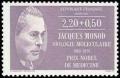 timbre N° 2459, Jacques Monod (1910-1976) biologiste prix Nobel 1965
