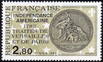  Indépendance américaine 1783 traité de Versailles et de Paris 