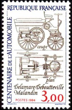  Centenaire de l'automobile <br>Édouard Delamare-Deboutteville (1856-1901)