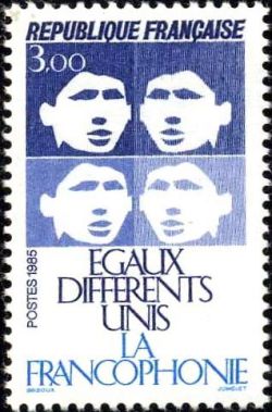  La Francophonie <br>Egaux, Differents, Unis