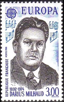  Europa - CEPT <br>Darius Milhaud, compositeur français de musique classique