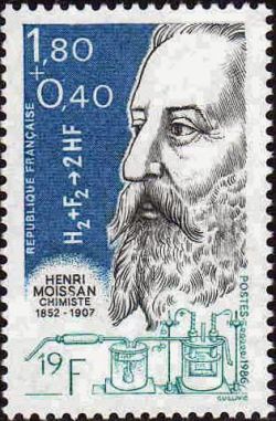  Henri Moissan (1852-1907) chimiste 