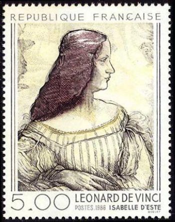  «Portrait d'Isabelle d'Este» de Léonard de Vinci 