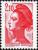 timbre N° 2319, Type Liberté de Gandon 2f 10