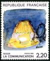 timbre N° 2504, La communication vue par Reiser
