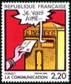 timbre N° 2510, La communication vue par Jean-Claude Forest