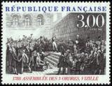 timbre N° 2537, 1788 Vizille - Assemblée des 3 ordres, Bicentenaire de la révolution