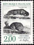 timbre N° 2539, Histoire naturelle de Buffon - La loutre