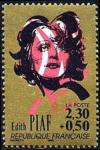 timbre N° 2652, Edith Piaf  (1915-1963)