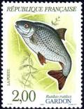 timbre N° 2663, Poissons d'eau douce - Gardon