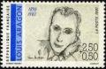 timbre N° 2683, Louis Aragon (1897-1982)