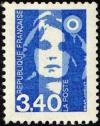 timbre N° 2716, Marianne du bicentenaire