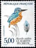 timbre N° 2724, Espèces protégées - Martin pêcheur