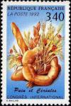timbre N° 2757, Congrès international des céréales et du pain