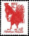 timbre N° 2774, Bicentenaire de la proclamation de la république, dessin original de Gérard Garouste