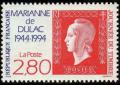 timbre N° 2864, Journée du timbre - 50ème anniversaire de la Marianne de Dulac