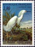  Les oiseaux de John J. Audubon - Aigrette neigeuse 