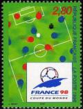 timbre N° 2985, France 98 - coupe du monde de football