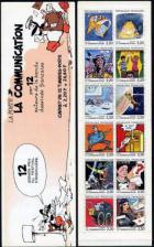 timbre N° BC2515, La communication vue par 12 auteurs de bandes dessinées français lauréats du «Grand prix du festival d'Angoulème»