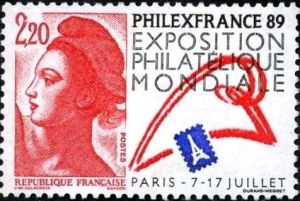  Philexfrance 89. Exposition philatélique internationale à Paris du 7 au 17 juillet 1989 