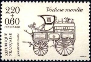  Journée du timbre 1988 - Voiture montée 