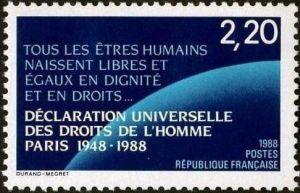  40ème anniversaire de la déclaration universelle des droits de l'homme 