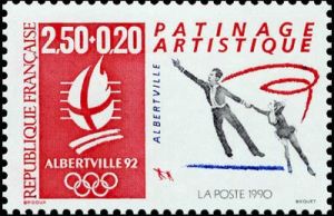  «Albertville 92» Jeux olympiques d'hiver - Patinage artistique - Albertville 