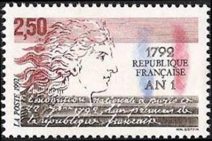  1792 An 1 de la république française 