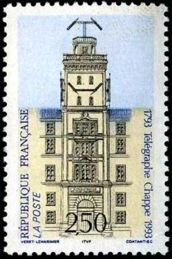  Télégraphe Chappe  1793-1993 <br>Bicentenaire de la mise en service