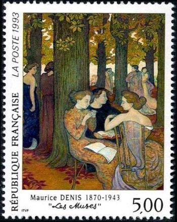  « Les Muses » tableau de Maurice Denis (1870-1943) 