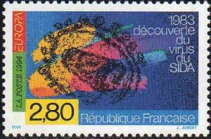  Europa - CEPT <br>1983 découverte du virus du SIDA