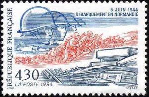  50ème anniversaire du débarquement, 6 juin 1944 débarquement en Normandie 