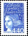  Marianne du 14 Juillet, Liberté, égalité, fraternité 