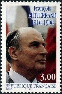  François Mitterrand  (1916-1996)  président de la République du 21 mai 1981 au 17 mai 1995 