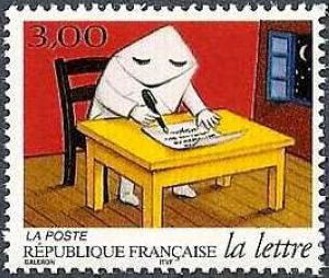  Le voyage d'une lettre <br>Ecriture de la lettre