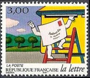  Le voyage d'une lettre <br>Mise à la boite de la lettre