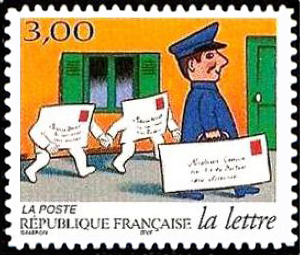  Le voyage d'une lettre <br>Distribution de la lettre