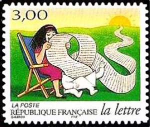  Le voyage d'une lettre <br>Lecture de la lettre, Le voyage d'une lettre