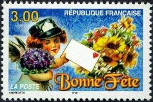  Timbres de souhaits : Bonne fête 