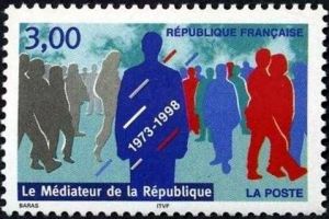 timbre N° 3134, 25ème anniversaire de la fonction de médiateur de la république