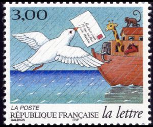 timbre N° 3150, La lettre au fil du temps