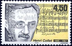 timbre N° 3163, Henri Collet (1885-1951) compositeur