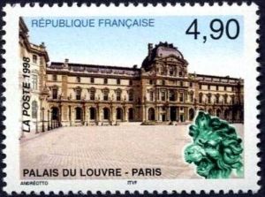 timbre N° 3174, Emission commune France-Chine : Paris - Palais du Louvre