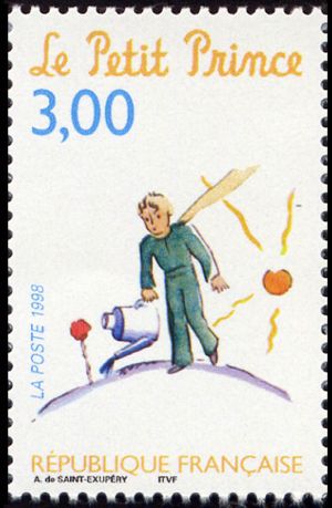 timbre N° 3179, Antoine de Saint-Exupéry « Le Petit Prince » PhilexFrance 99 exposition philatélique internationale