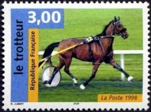 timbre N° 3183, Nature de France : Chevaux, Le trotteur