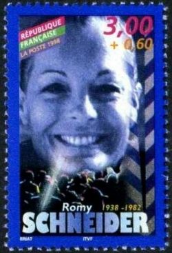 timbre N° 3187, Acteur de cinéma - Romy Schneider 1938-1982