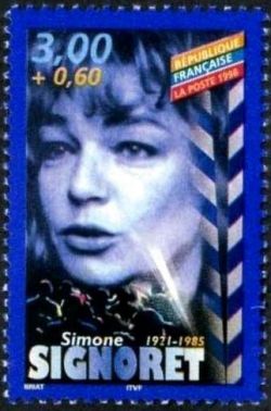 timbre N° 3188, Acteur de cinéma - Simone Signoret 1921-1985