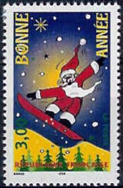 timbre N° 3200, Bonne année, Père Noël